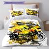 Club De Futbol América Pattern Bedding,Quilt Set Quilt Cover Pillowcase Home Birthday Gift(1 * Duvet Cover + 2 * Pillowcase, Without Core)