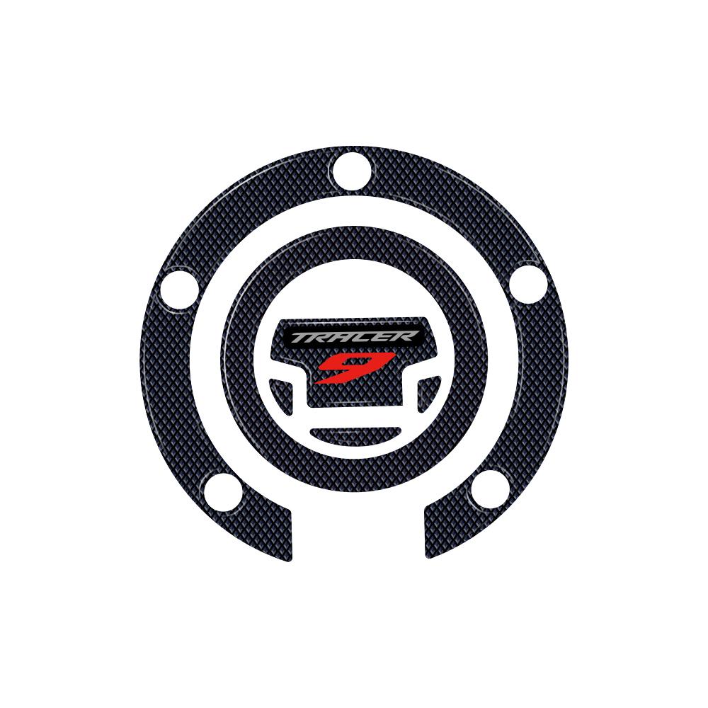 For YAMAHA TRACER 9 TRACER 9 GT  TRACER 900  Motorcycle 3D Carbon Fiber Fuel Tank Cover Pad Body Parts Protection