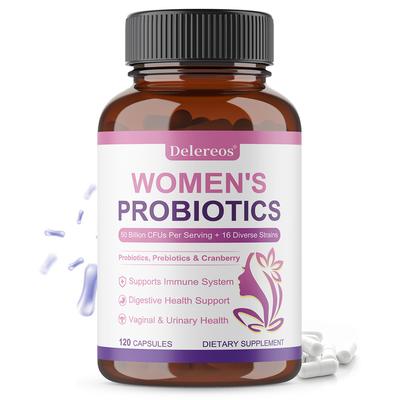 Probiotika Nahrungsergänzungsmittel für Frauen, Mit Präbiotika, Bio-Cranberry-Extrakt