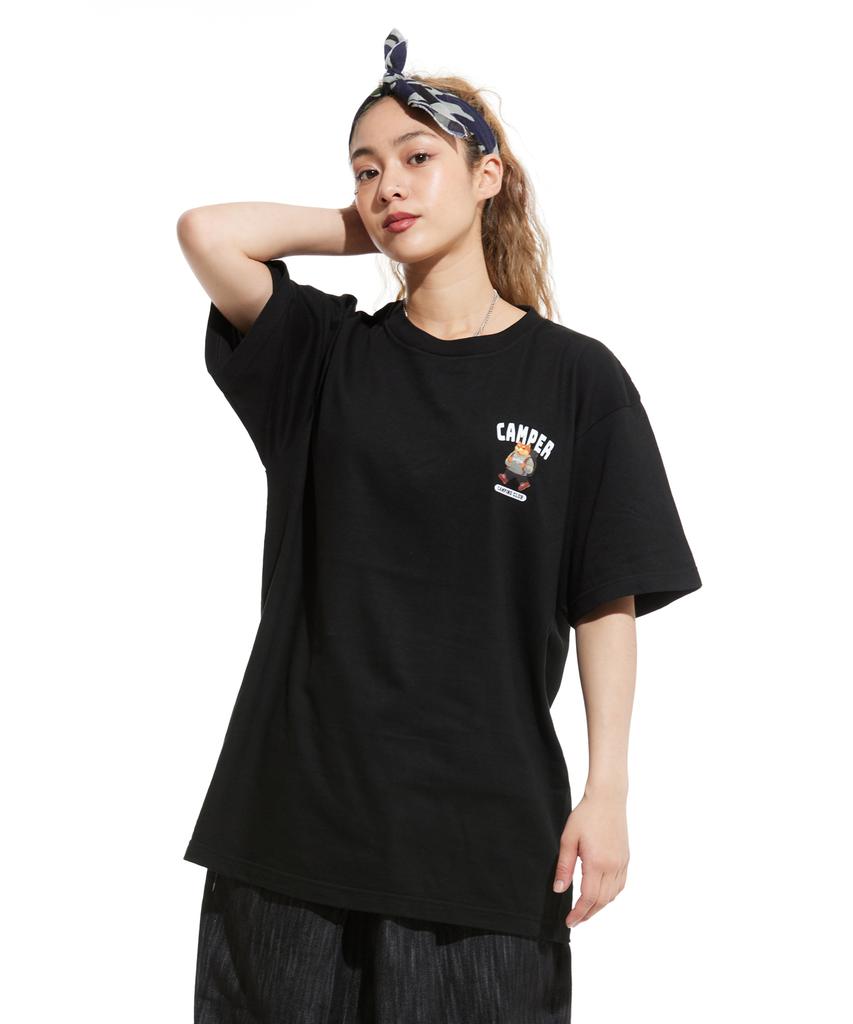 CREAM SODA LAB Small Logo Paku & Gray Short Sleeve T-Shirt Set