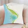 Vintage Maritime Surfing Beach Pillow Case Fashion Square Pillowcase Bedroom Sofa Room Ins Decoration Leisure