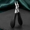 Heavy-Duty Steel Toenail Clipper Podiatrist Recommended Serrated Blade Trimmer for Thick Ingrown Toenails