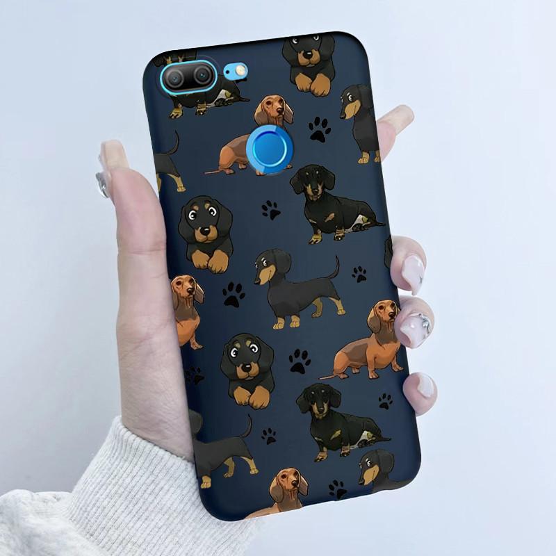 For Honor 9 Lite LLD-L21 LLD-L31 Phone Case Flower Girl Design Soft Silicone TPU Back Housing for Honor 9 STF-L09 STF-AL10 Cover