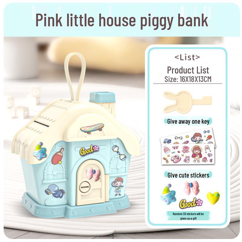 Mushroom House Money Box: DIY Savings for Kids, Boys & Girls Gift