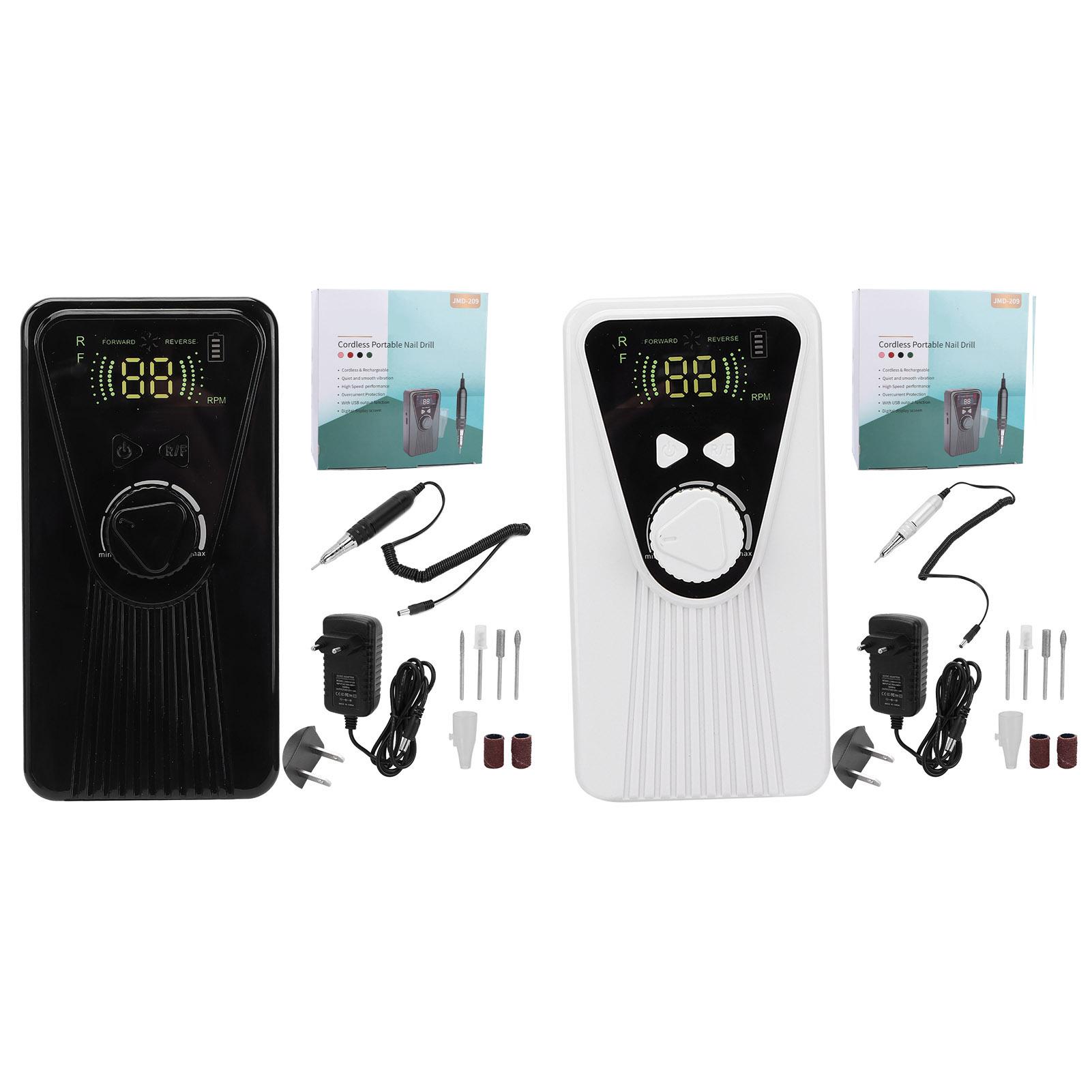 

Rechargeable Electric Nail Drill Machine Portable Nail Grinding Polisher Kit (100-240V)