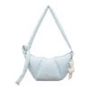 Autumn and Winter Large-capacity Commuter Brown Dumpling Bag for women2026New Zipper Single-Shoulder Crossbody Cott Puffer Bag