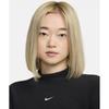 Nike SportsWear Phoenix Plush Slim Long Sleeve Cropped Cosy Fleece Top W   Black  Sale  Fn3620 010