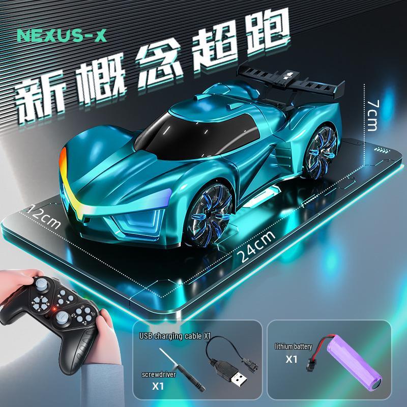 Kids  Gesture-Controlled Rechargeable Stunt Car with Drifting Lights and 4WD Single Battery