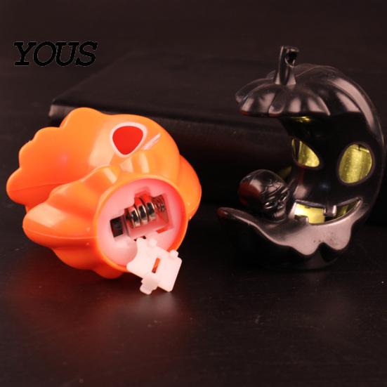 Detailed Ghost Face Decor LED Light-Up Halloween Pumpkin Moon Figurine, Spooky Crescent Skull Decoration Night Light for Home Desktop Shelf