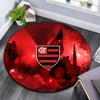 Clube De Regatas Do Flamengo Round Area Rug,Carpet Rug for Living Room Bedroom Sofa Playroom Decor,Non-slip Floor Mat