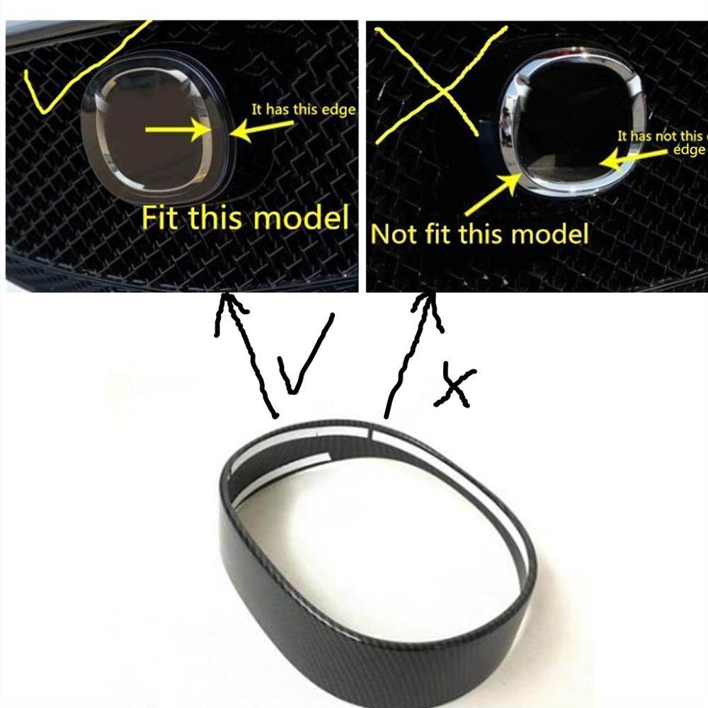 Auto Sticker Detector Trim Front  Decorative Mark Grid Grill Grille For Mazda CX-5 CX5 2nd Gen 2017 2018