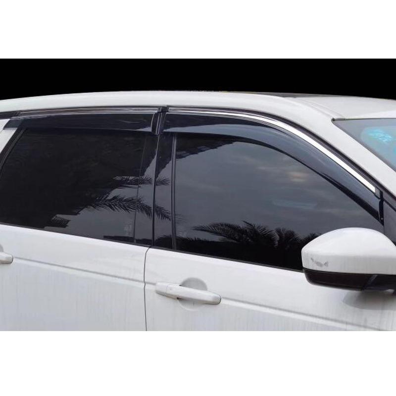 For Land Rover Discovery Sport 2015 2016 2017 2018  Plastic Car Window Glass Wind Visor Rain/Sun Guard Vent Part 4pcs