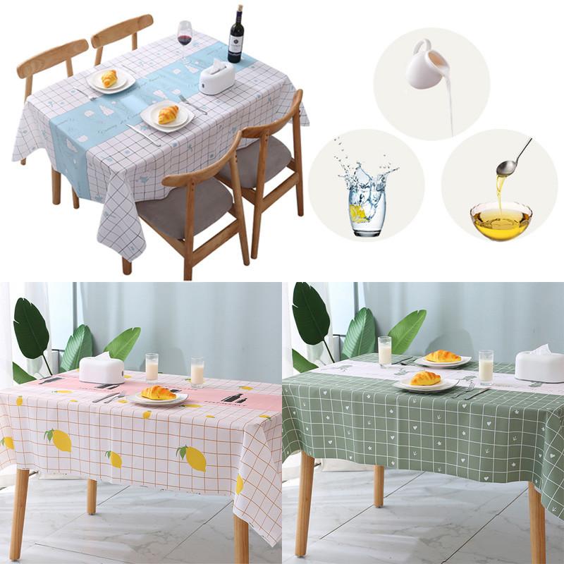 Față de masă rezistentă la ulei Husă impermeabilă Protector Simplu Acasă Dining Peva Decor