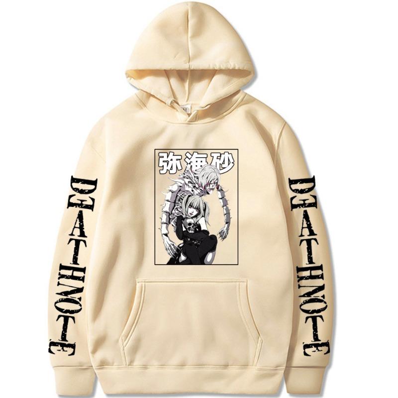 Misa Death Note Japanese Animation Men's Hoodie New Sweatshirt Men Womnen Fashion Pullover Men's Fleece Hoodies