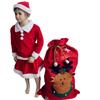 Christmas Red Non-woven Santa Claus Toys Storage Bags Large Christmas Drawstring Gift Bags Christmas Santa Claus Sacks