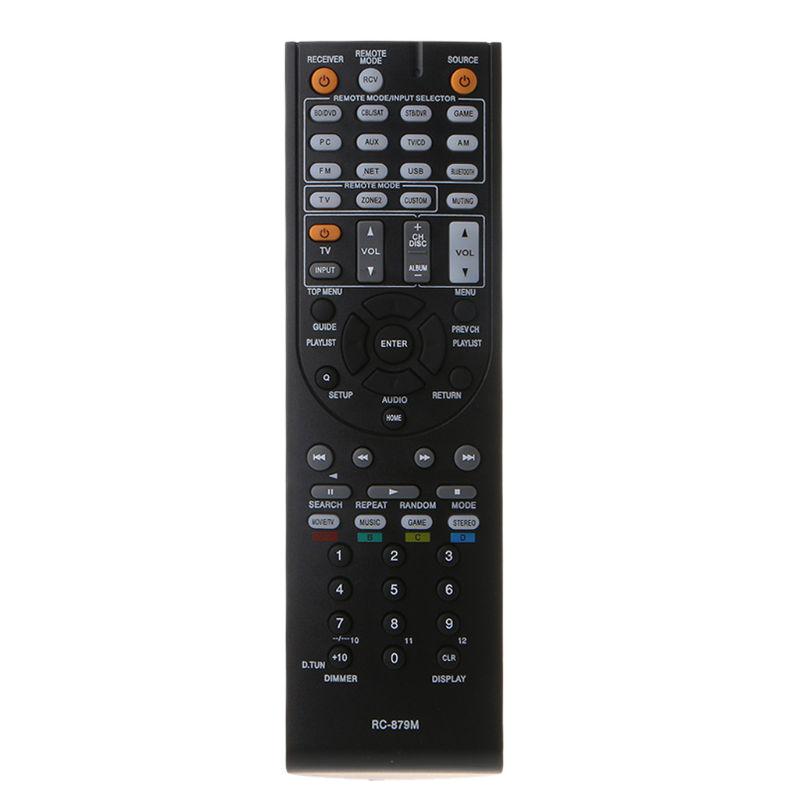 RC-879M Remote Control Contorller Replacement for Onkyo AV Receiver TX-NR535 TX-SR333 HT-R393 HT-S3700 Amplifier