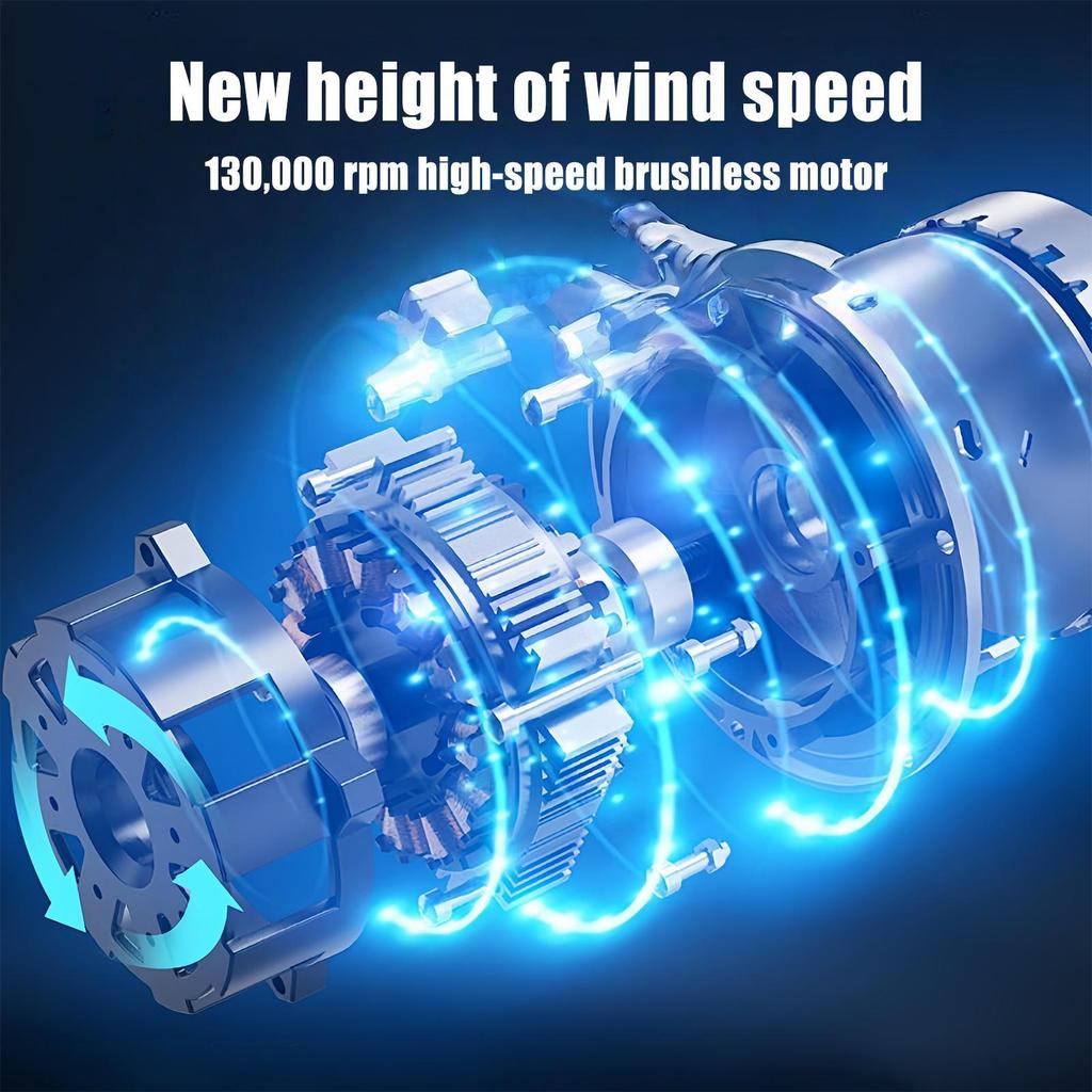 Car Blower For Drying Adjustable Duster Patio Cleaning Handheld Snow Leaf Blower For Home Professionals Detailers Drivers RV SUV
