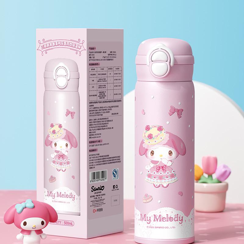 Hello Kitty Cute Water Cup for Girls - Large 316 Stainless Steel Thermos Cup