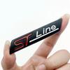 WGL2 3D Metal ST Line Logo Car Rear Trunk Badge Emblem Sider Fender Sticker For Ford STLine Focus Fiesta Mondeo Ecosport Kuga ESCAPE