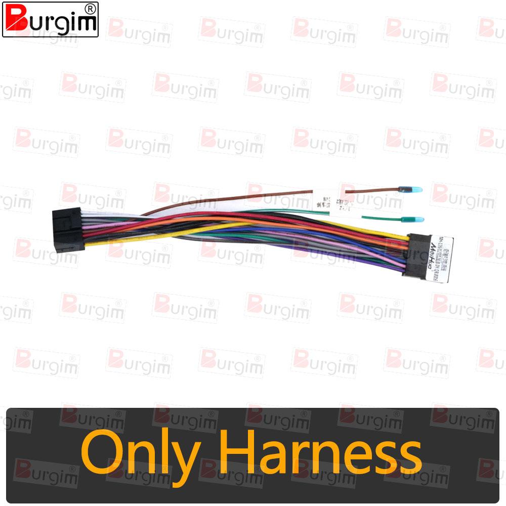 16PIN Android Radio Power Cord Harness Wire For Chery Tiggo Chery A5 Chery QQ Car stereo Adapter Cable Connector power cord cable