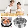 steel steamer rack for cooker 3 compartments