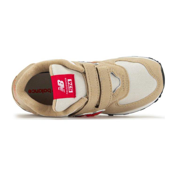 New Balance 574 Hook & Loop Little Kid Incense Poppy Kids Sneakers Cream PV574HBO