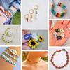 Beautiful Handmade Beading Kit 3mm Baked Paint Glass Rice Beads 24 Grids Soft Clay Letter Beads DIY Bracelet Necklace Jewelr Set
