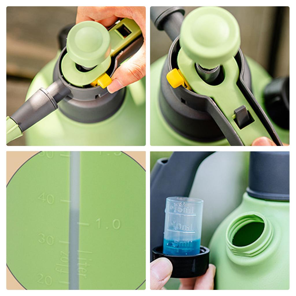 Hand Pump Sprayer 2L Garden Pump Spray Bottle for Plant Pressure Sprayer Bottle Garden Yard Sprayer Adjustable Nozzle