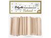 Interdruk Natural Wooden Sticks for Art Projects 50 Pcs 65x10 Mm