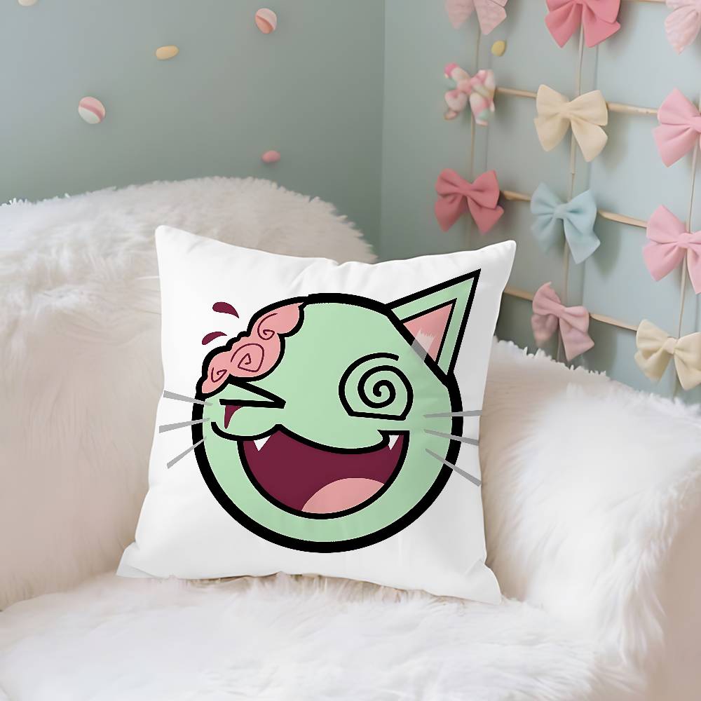 Funny EEpic Face Case Plush Fabric Soft Pillowcase Double Sided Print Cushion Cover Household Gifts