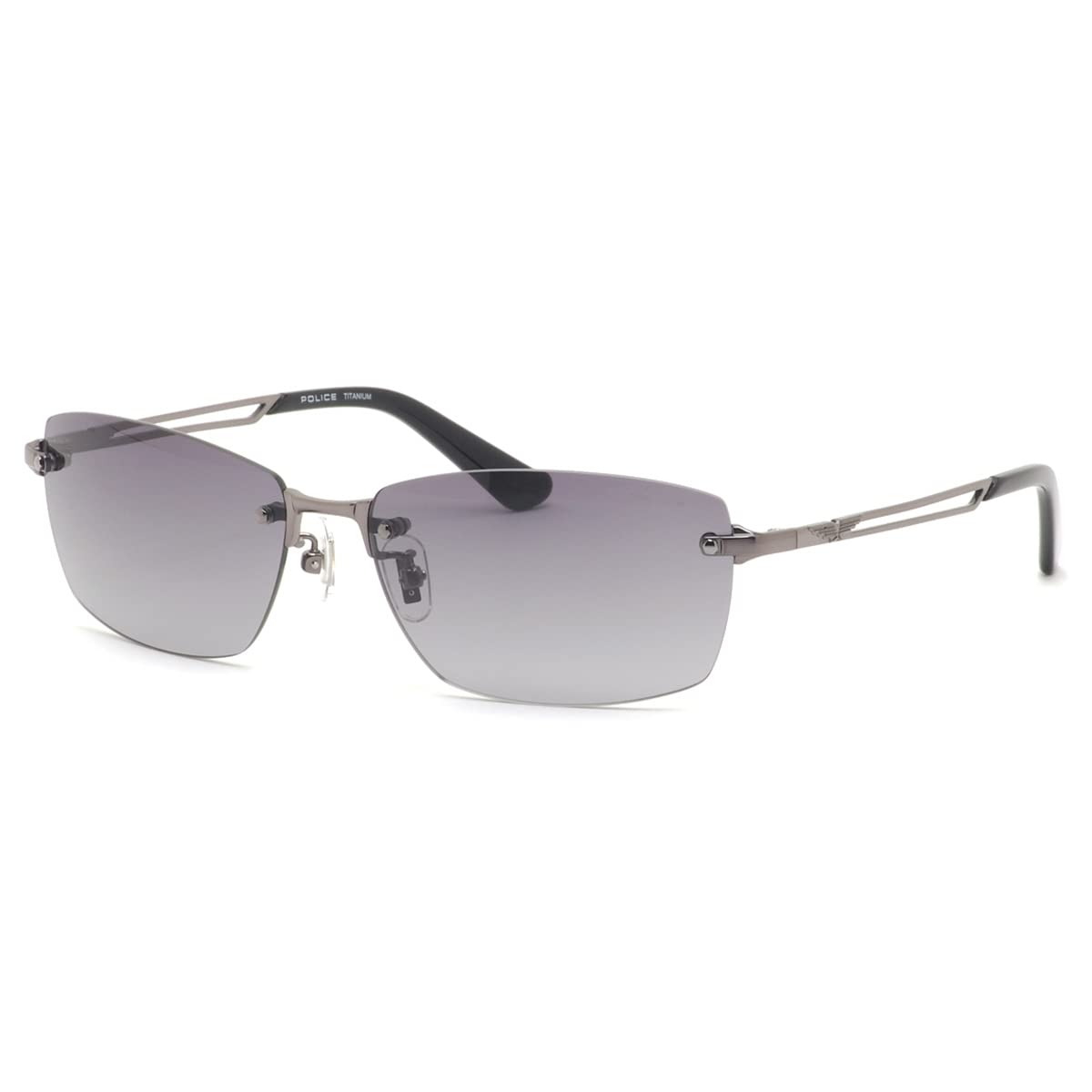 

Sunglasses SPLG39J 568N 60 Size Heritage Two Point Titanium [Police] сірий колір