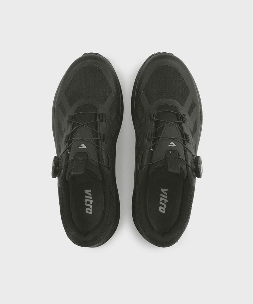 Vitro Unisex Waterproof Walking Shoes Evora (Black) Boa Fit System