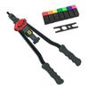 Allsome BT-607 16" Manual Riveter Gun Hand Rivet Tool Kit Rivet Nut Setting Tool Nut Setter M3/M4/M5/M6/M8/M10/M12