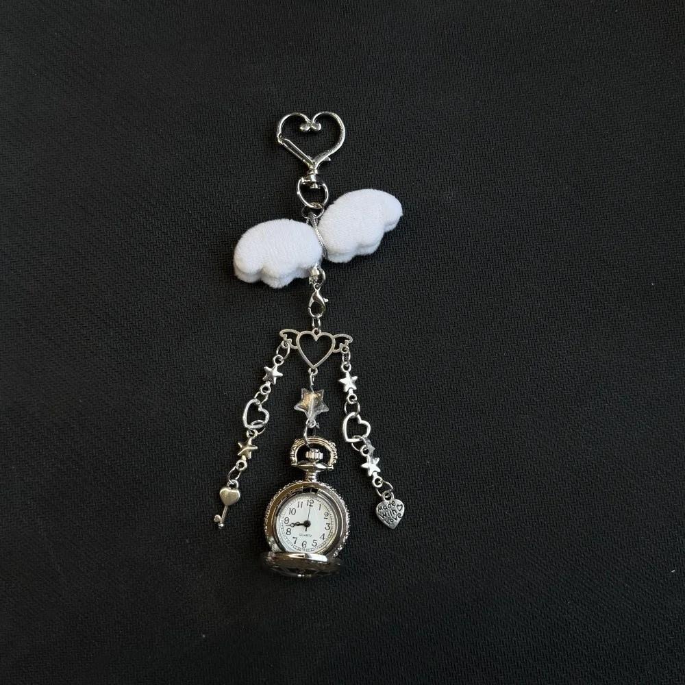 Mode Stil Hohlherz Taschenuhr Schlüsselanhänger Design Anhänger Schmuck Steampunk Uhr Paar