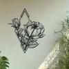 Metal Wall Art Roses Tulips Floral Lovers Home Decor, Room Decoration Metal Sign, Wall Accent
