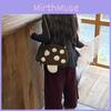 Childrens Mushroom Shape Plush Mini Crossbody Bag With Sewn Details For Kindergarten Kids