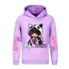 Anime APHMAU Hoodie Kids Cartoon Jumper Boys Long Sleeve Coats Baby Girls Hooded Sweatshirts Children Pullover Sweater