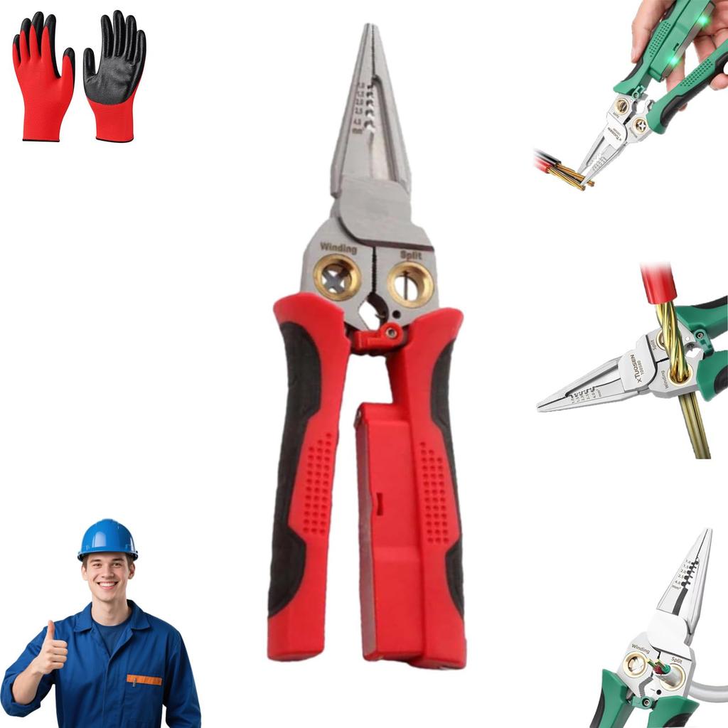 Wire Strippers With Electricity Measurement Function, Wire Stripping Pliers For Cutting And Pulling Wires, Cable Scissors For Scraping