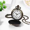 Antique Pocket Watch Pendant Necklace with Analog and Retro Bronze Design with a Last Days of Life Tree Fashion Accessory Display, Waterproof, Lid,