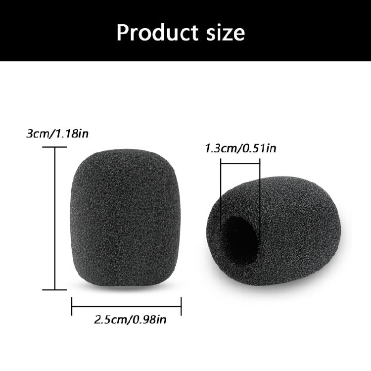 Aviation Microphone Cover Replacement for A10 A30 Headset Secure Clear Sound Aviation Headset Noise Reduction