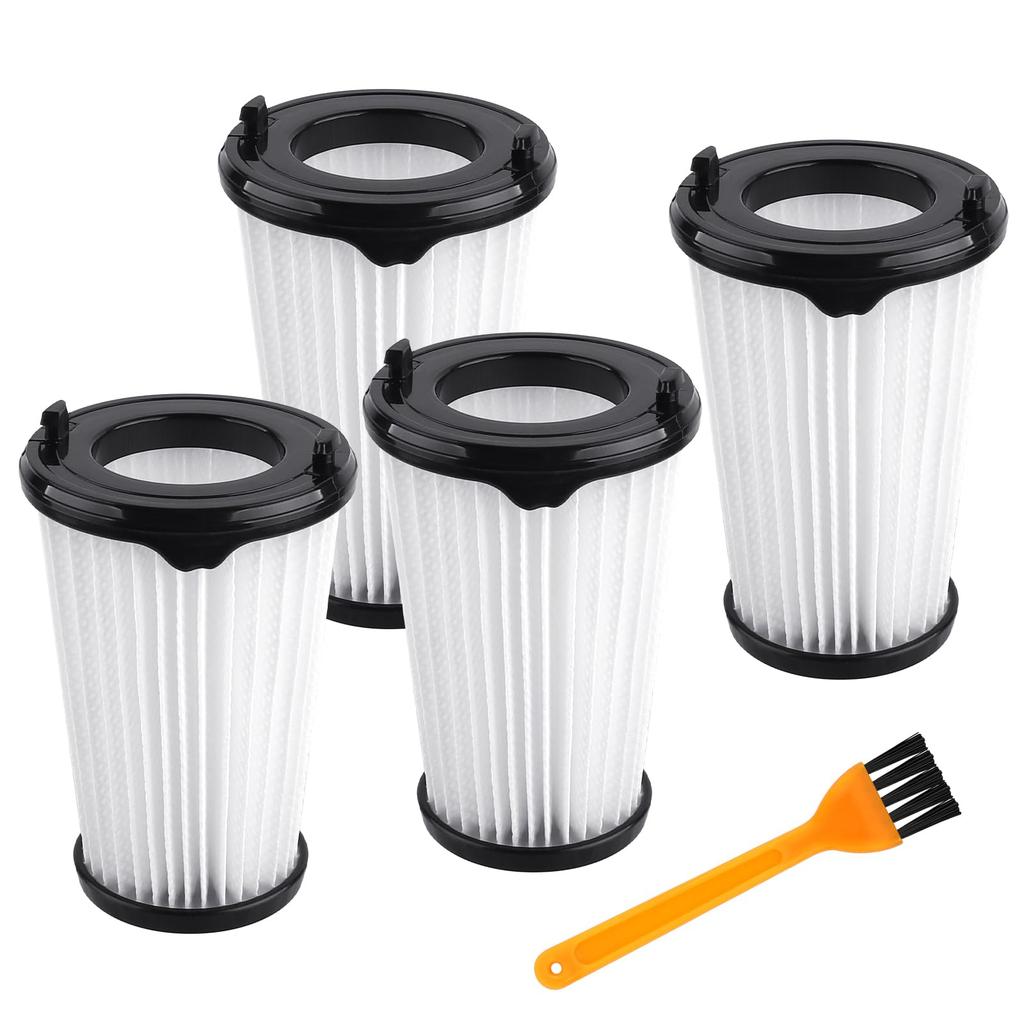 KEEPOW Cordless Vacuum Cleaner Replacement Accessories Compatible with ZB3301 ZB3311 EF150 Replacement Filter Free Cleaning Brush Included 4-Pack