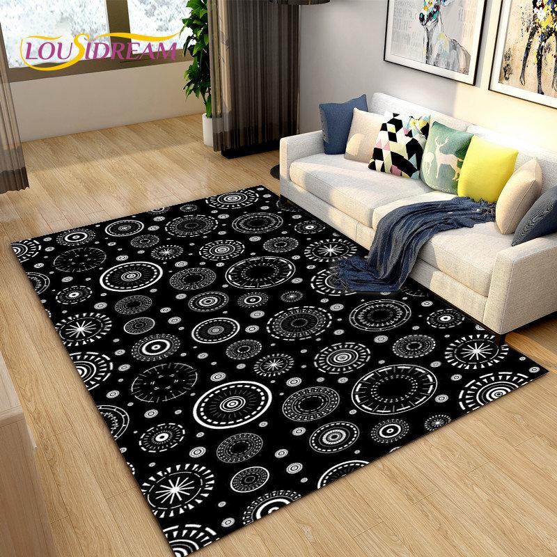 3D Steampunk Mechanical Cogs Gears Area Rug Large,Carpet Rug for Living Room Bedroom Sofa,Kitchen Doormat Non-slip Floor Mat