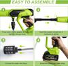 Portable Cordless High Pressure Cleaner Washer with 6-in-1 Nozzle Foam Cannon 21V Battery Handheld Pressure Washer for Car