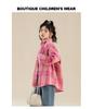 2025 Girls' Plaid Shirt: Trendy Spring & Autumn Fashion for Kids