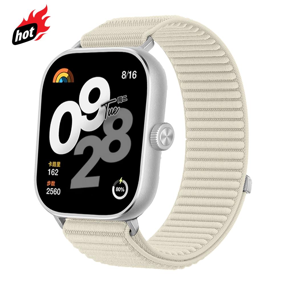 Bracelet en nylon pour Redmi Watch 5 4 Sports Bracelet de remplacement élastique Bracelet de poignet Correa pour Xiaomi Mi Band 8 Pro/9 Pro Accessoires