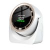 Compact USB Charging Desktop Fan with Digital Display and Wall-Mount Option
