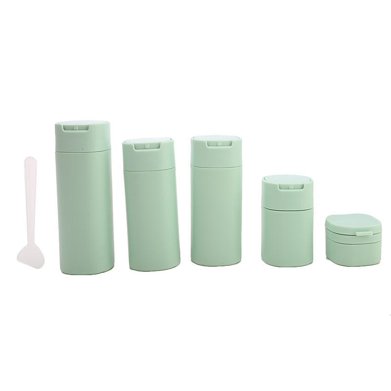 Lehká cestovní stlačitelná sada kosmetických lahviček na toaletní potřeby, plnitelná prázdná nádobka na tekutiny, krémy, pleťová mléka, dávkovač