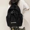 Student School Bag Women's Durable Backpack Men's Letter Print Backpack