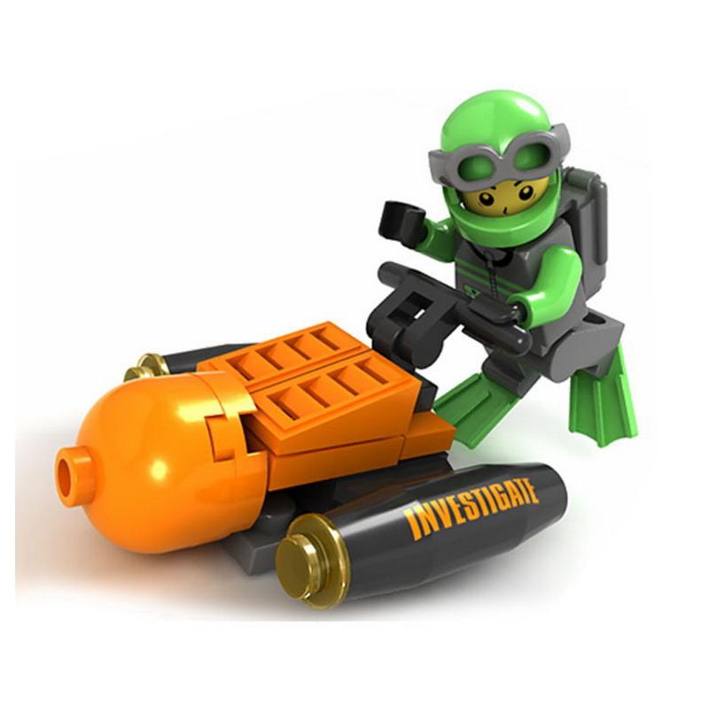 City Patrol Police Motorcycle Car Pursuit Prisoners Model Building Blocks Enlighten Action Figure Toys For Children