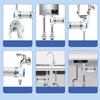 Purifier Output Universal Water Pipe Filter Pp Cotton Shower Bath Sprayer Strainer Faucet Filter Water Heater Kitchen Bathroom